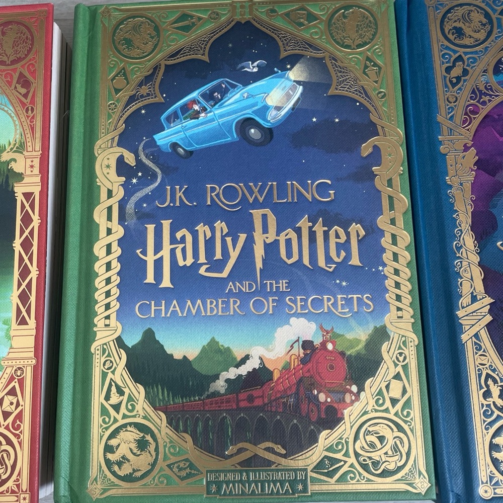 Harry Potter and the Chamber of Secrets Illustrated Minalima Book